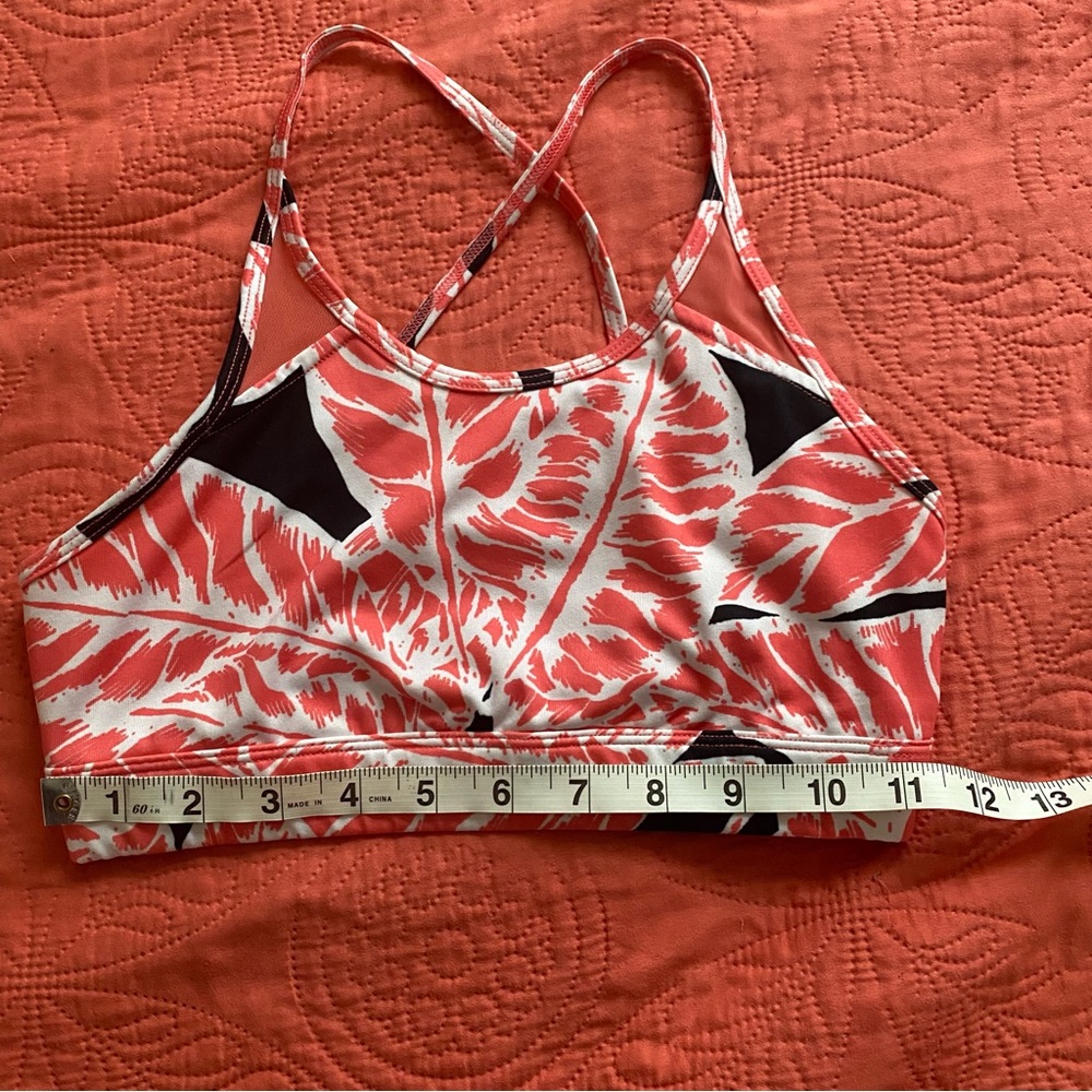 ALO Yoga Coral Tropical Bra XS